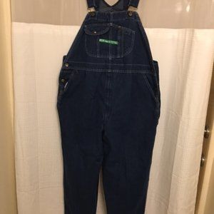 Plus Size Denim Overall Bibs by Key Imperial Aristocrat Overalls, Size 46x30